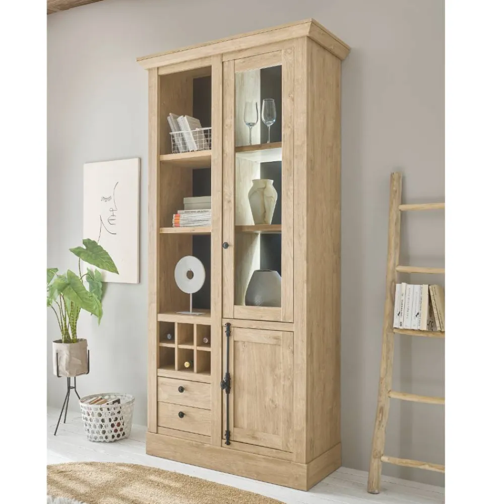 Wohnen Wohnwände<Landhaus-TV-Anbauwand Set - Hengas (dreiteilig)
