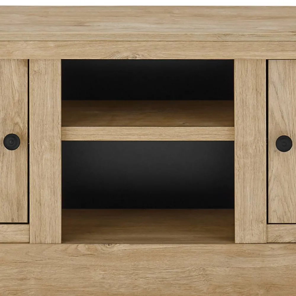 Wohnen Tv & Hifi-Möbel|Lowboards<Landhaus-TV-Board in Eiche Gold - Hengas