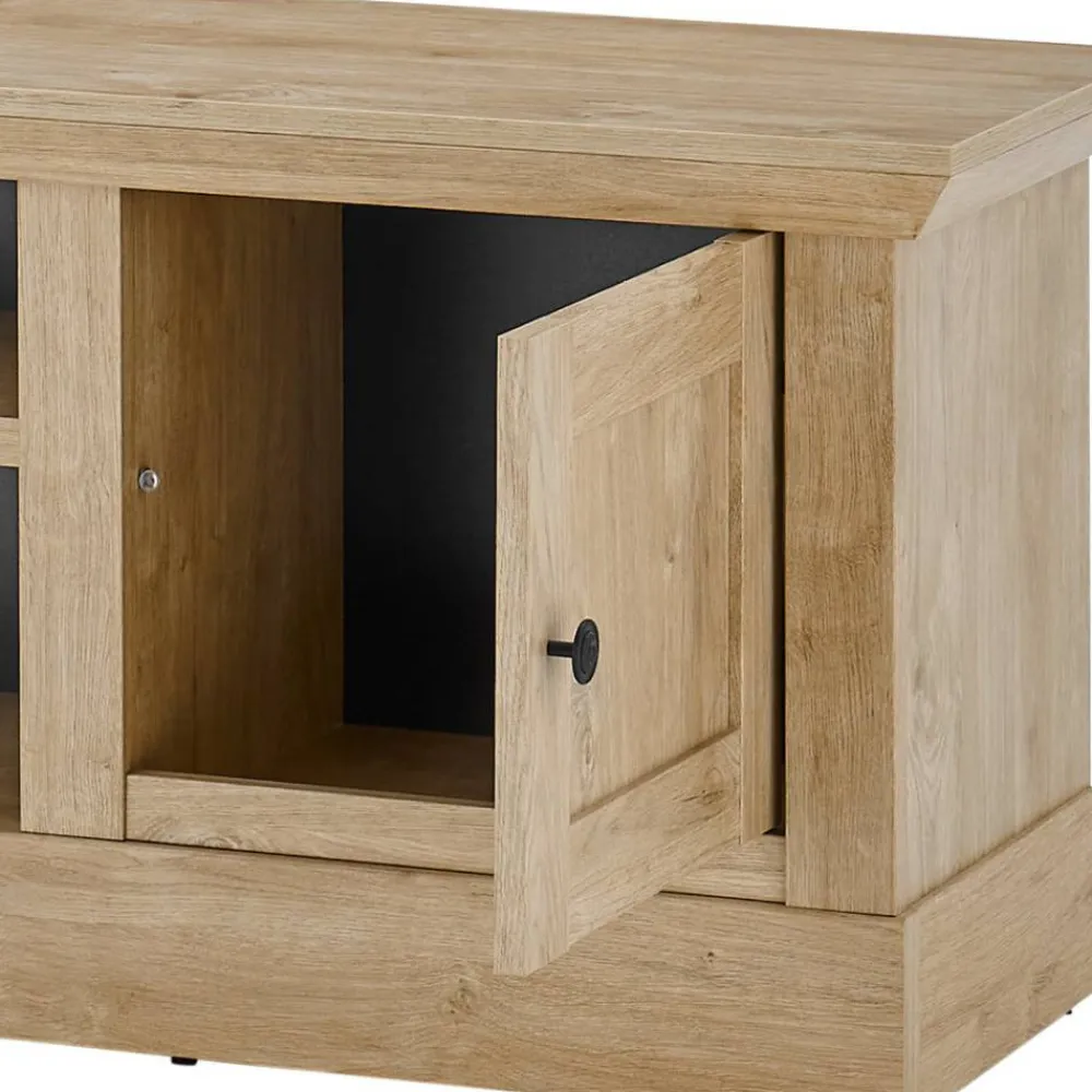 Wohnen Tv & Hifi-Möbel|Lowboards<Landhaus-TV-Board in Eiche Gold - Hengas