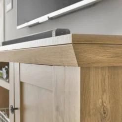 Wohnen Tv & Hifi-Möbel|Lowboards<Landhaus-TV-Board in Eiche Gold - Hengas