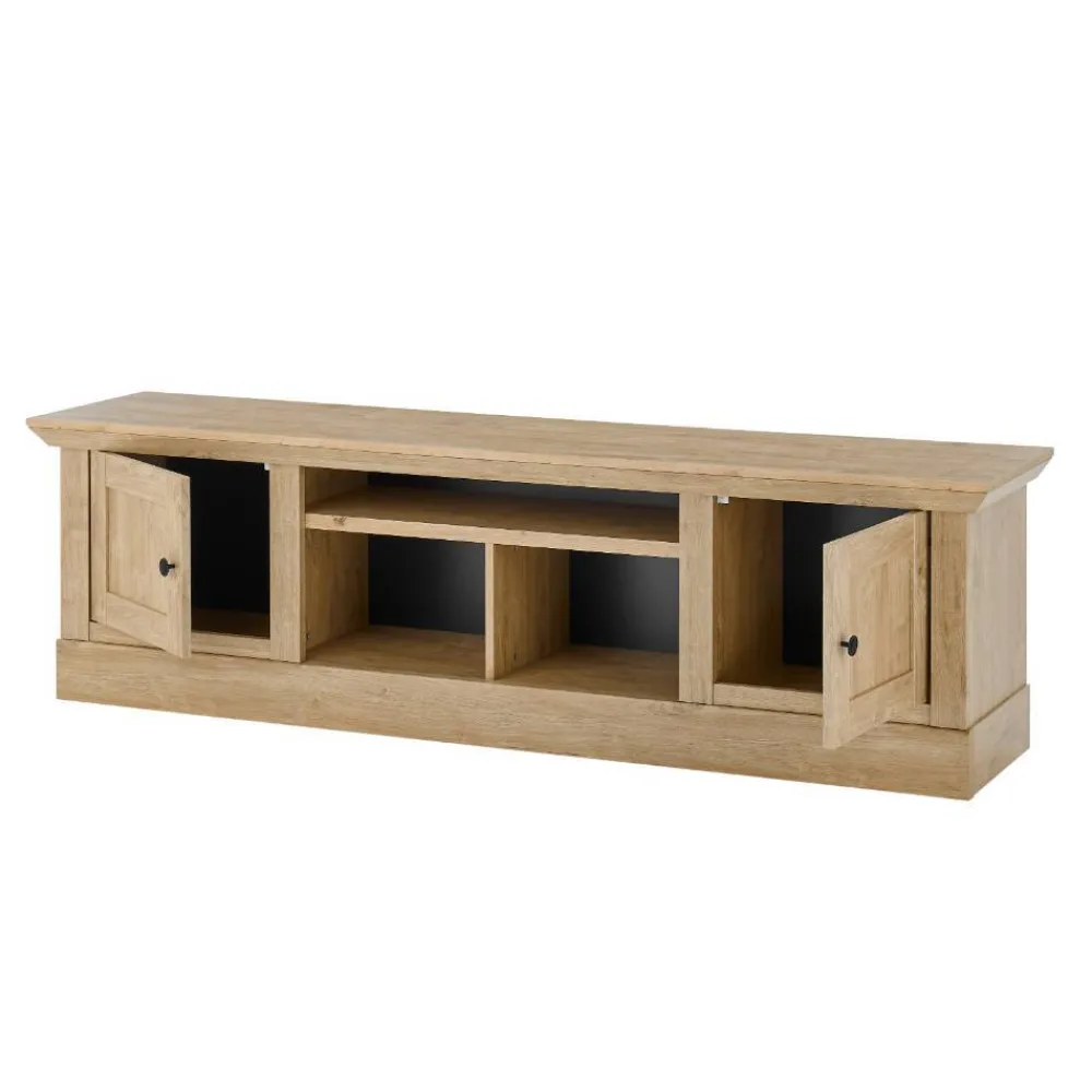 Wohnen Tv & Hifi-Möbel|Lowboards<Landhaus-TV-Lowboard in Eiche Gold - Hengas