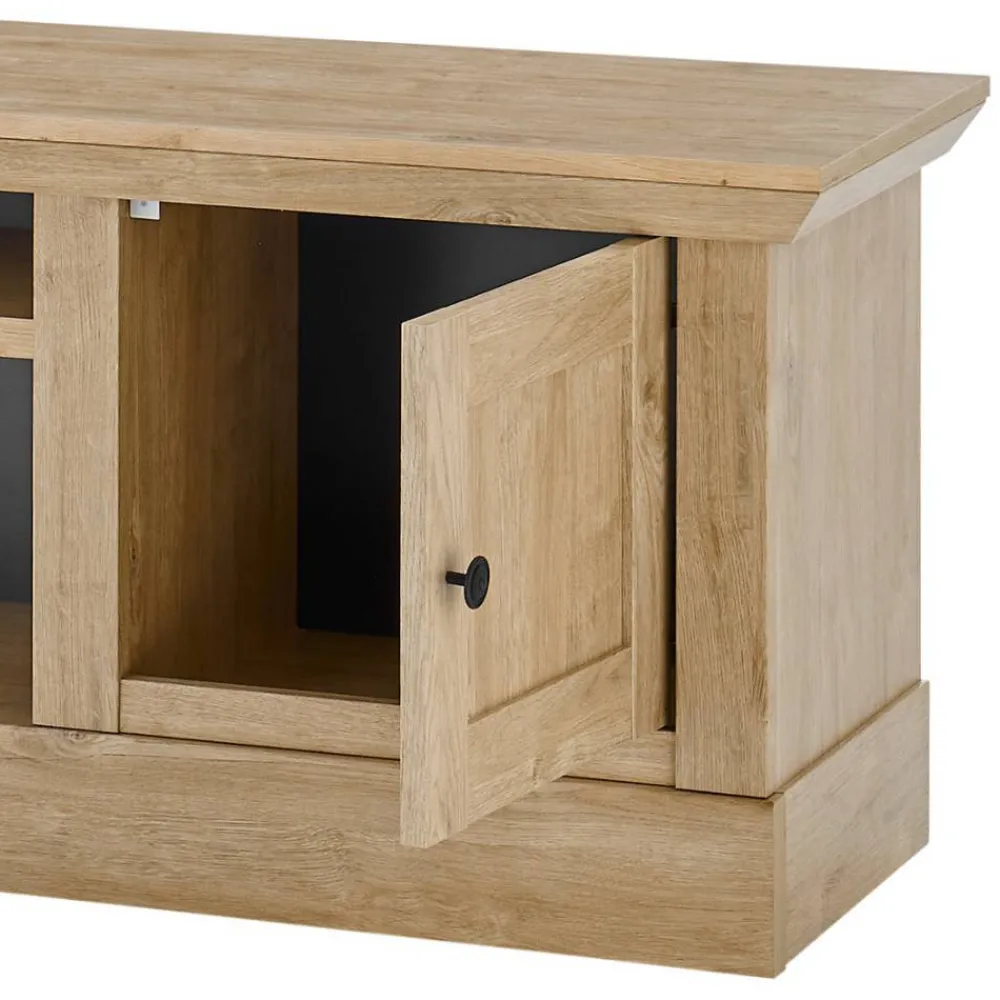 Wohnen Tv & Hifi-Möbel|Lowboards<Landhaus-TV-Lowboard in Eiche Gold - Hengas