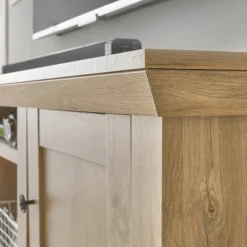 Wohnen Tv & Hifi-Möbel|Lowboards<Landhaus-TV-Lowboard in Eiche Gold - Hengas