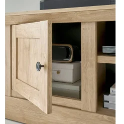 Wohnen Tv & Hifi-Möbel|Lowboards<Landhaus-TV-Lowboard in Eiche Gold - Hengas