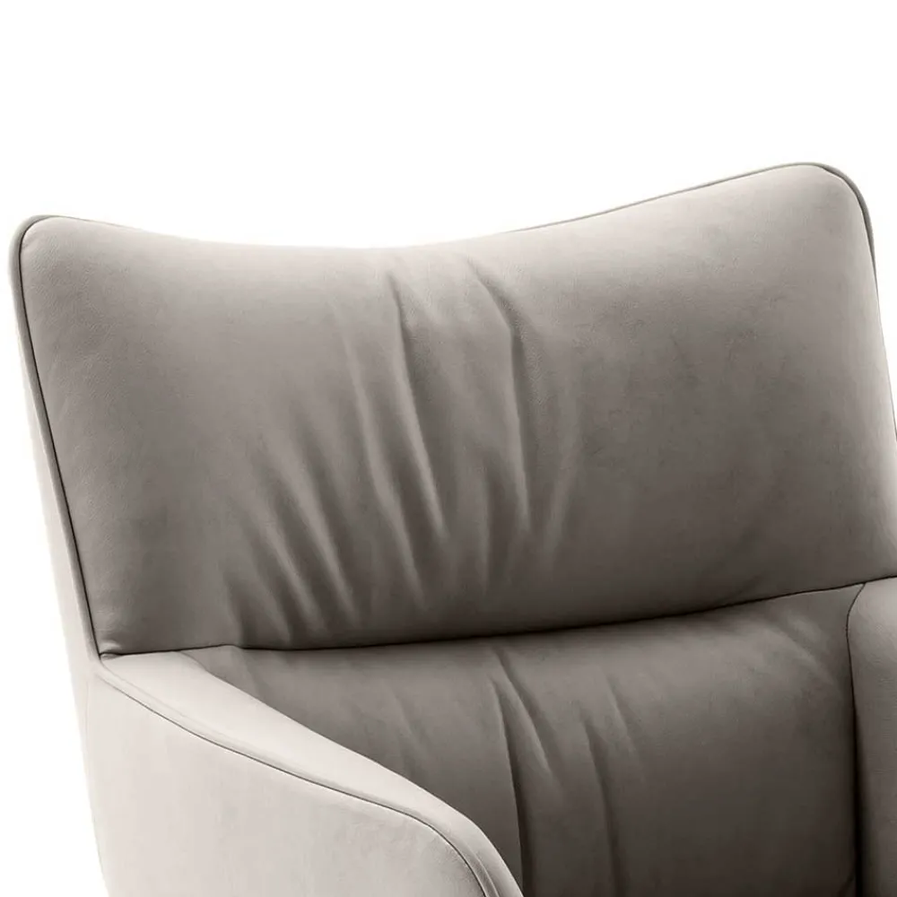 Wohnen Stühle<Leder Esstischstühle in Creme - drehbar - Klimaca (2er Set)