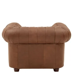 Wohnen Sitzgruppe<Leder Polstergarnitur Chesterfield - Gonron (dreiteilig)