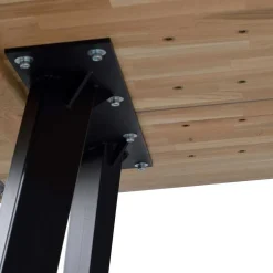 Wohnen Sitzgruppe<Loft Esstischgruppe mit Eiche White Wash Tisch Pulva & 6 Schalenstühlen (siebenteilig)