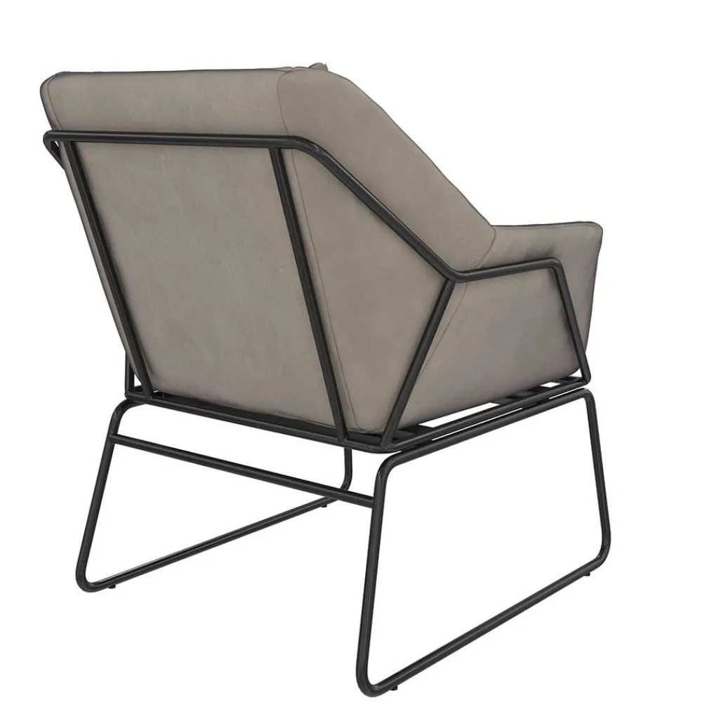 Wohnen Sessel<Loft Style Sessel in Grau Samt - Maric