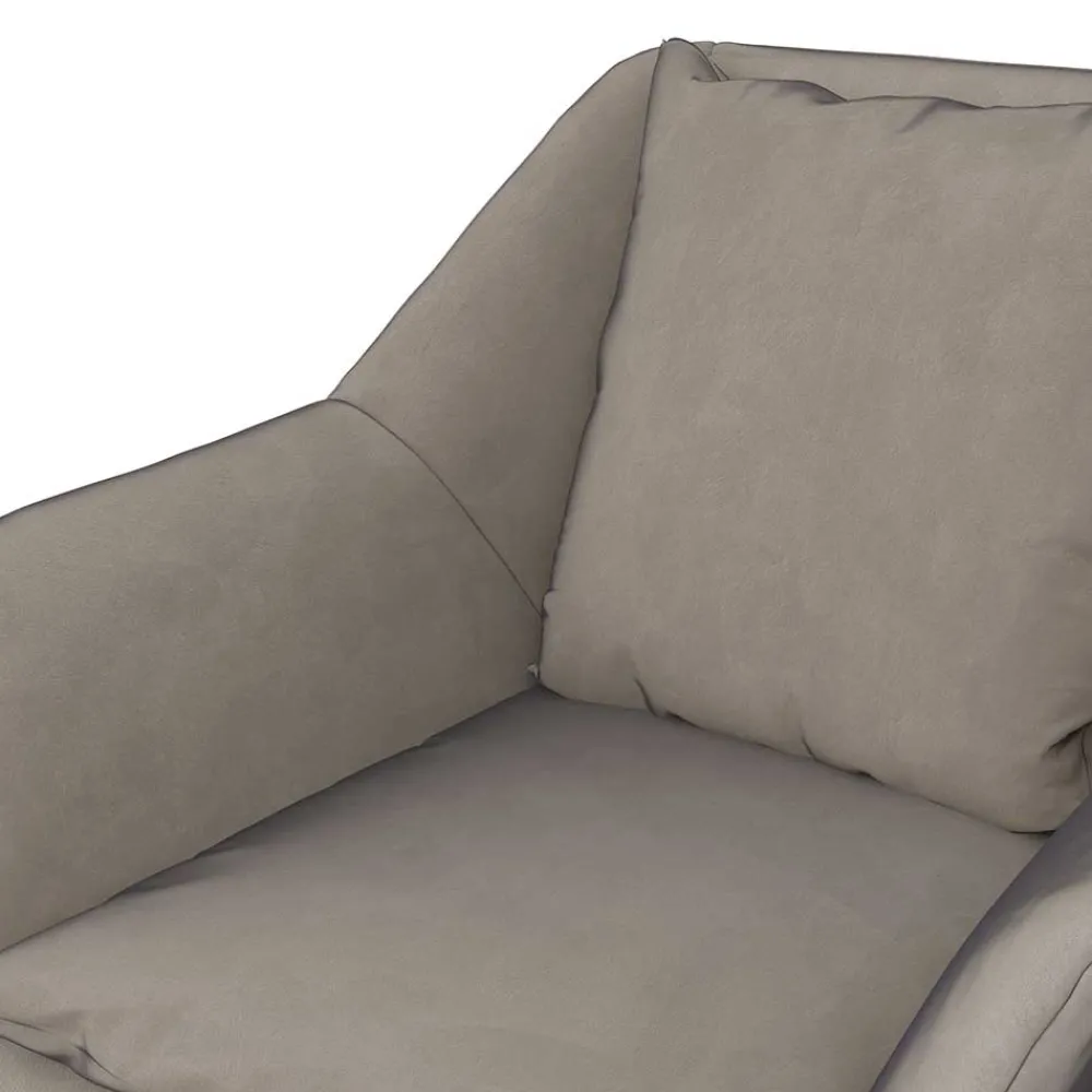 Wohnen Sessel<Loft Style Sessel in Grau Samt - Maric
