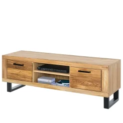 Wohnen Tv & Hifi-Möbel|Lowboards<Loft TV Unterschrank in Wildeiche teilmassiv - Arello