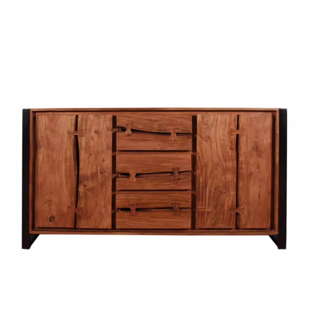 Wohnen Sideboards<Loft-Stil Anrichte Smantana aus Akazie Massivholz