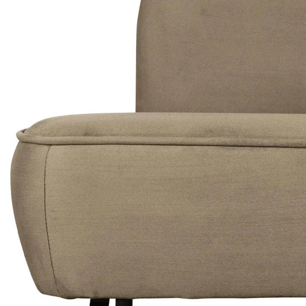 Wohnen Sofas<Lounge Couch in Khaki mit Schwarz - Cuba