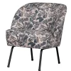 Wohnen Sessel<Lounge Sessel aus Samt mit floralem Dessin - Rosco