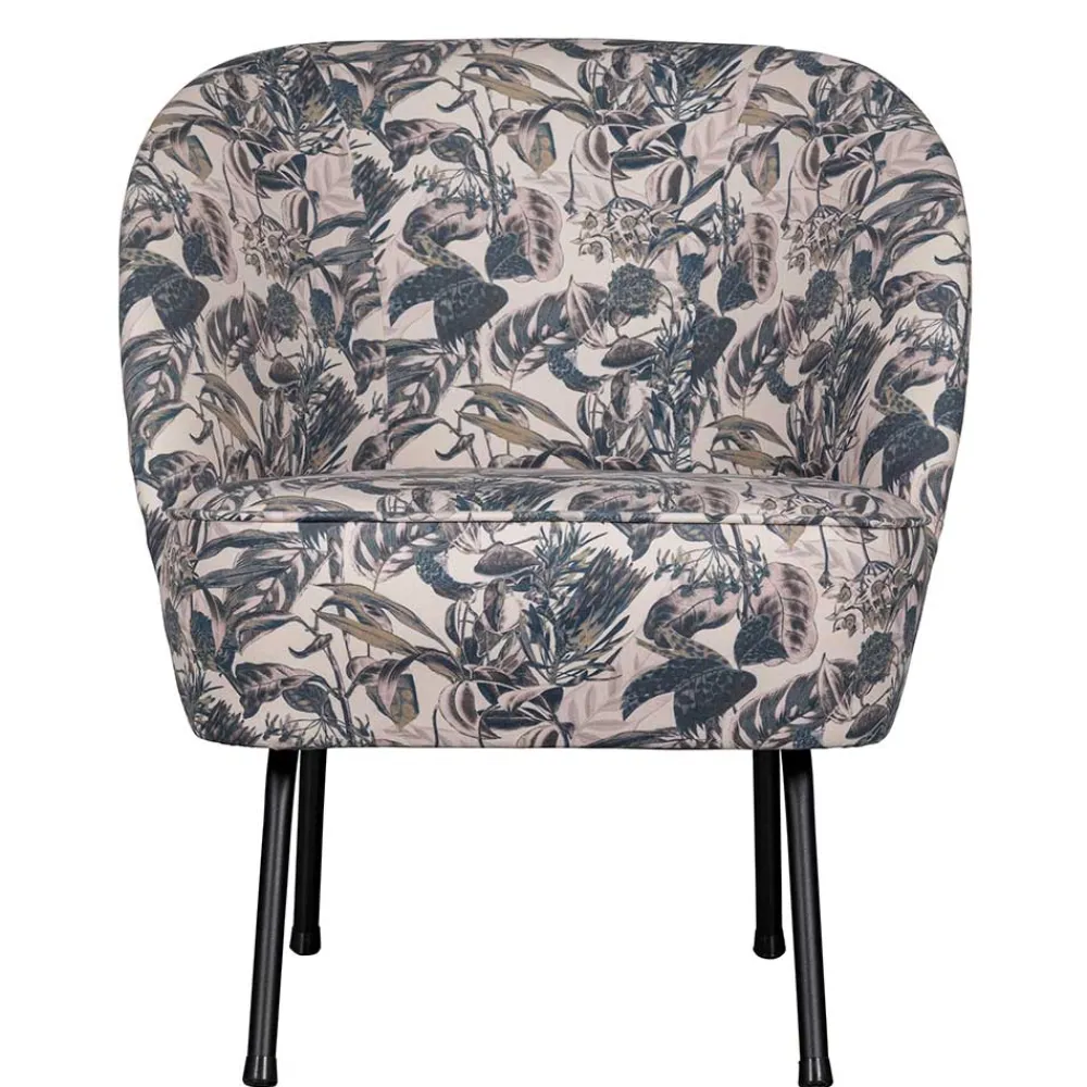 Wohnen Sessel<Lounge Sessel aus Samt mit floralem Dessin - Rosco