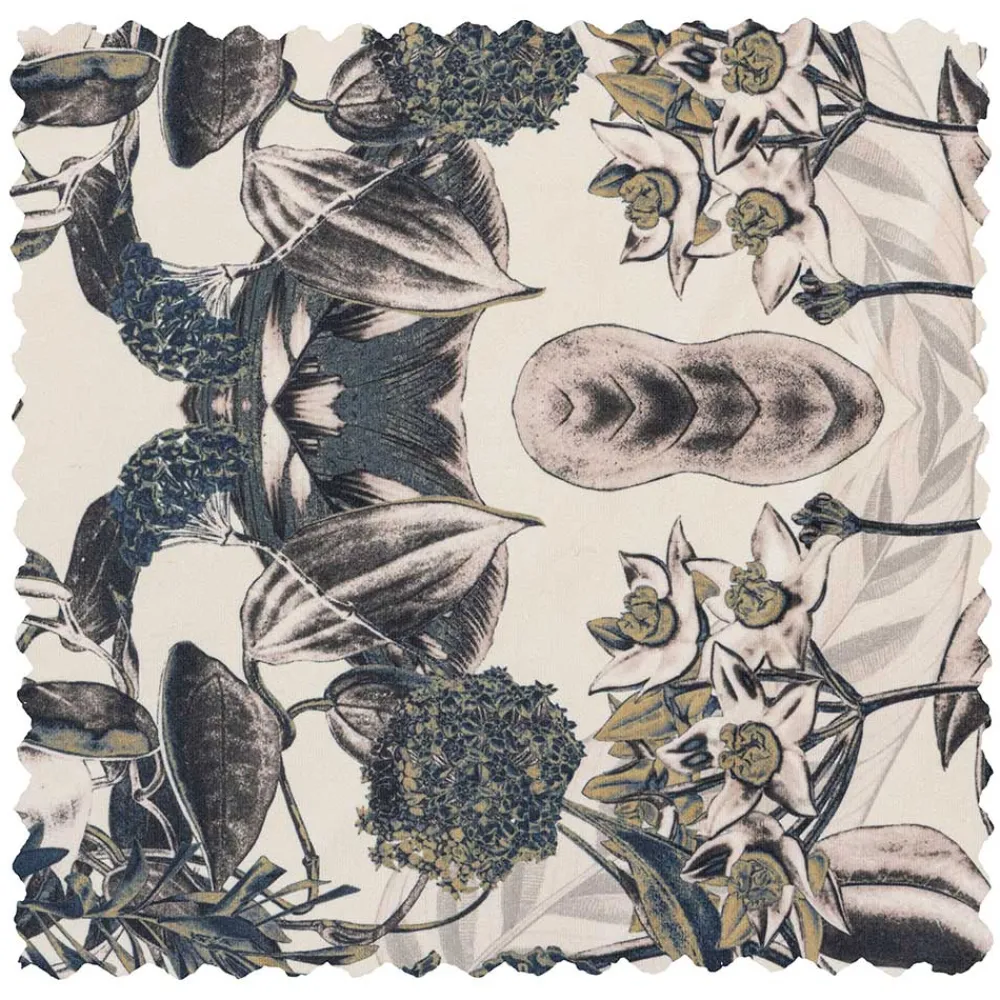 Wohnen Sessel<Lounge Sessel aus Samt mit floralem Dessin - Rosco