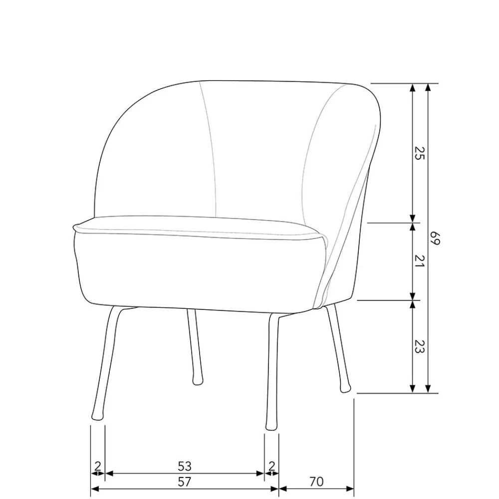 Wohnen Sessel<Lounge Sessel aus Samt mit floralem Dessin - Rosco