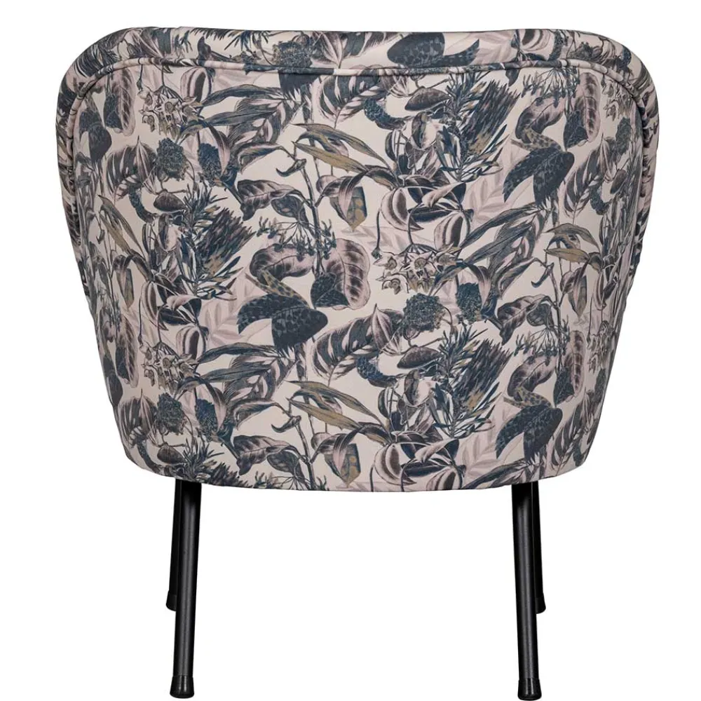 Wohnen Sessel<Lounge Sessel aus Samt mit floralem Dessin - Rosco