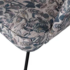 Wohnen Sessel<Lounge Sessel aus Samt mit floralem Dessin - Rosco