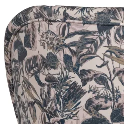 Wohnen Sessel<Lounge Sessel aus Samt mit floralem Dessin - Rosco