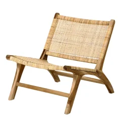 Wohnen Sessel<Lounge Stuhl aus Geflecht Rattan - Rimorio