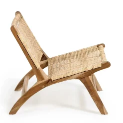 Wohnen Sessel<Lounge Stuhl aus Geflecht Rattan - Rimorio