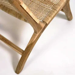 Wohnen Sessel<Lounge Stuhl aus Geflecht Rattan - Rimorio