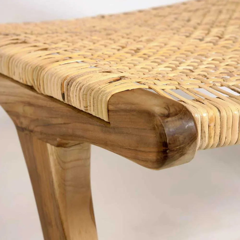 Wohnen Sessel<Lounge Stuhl aus Geflecht Rattan - Rimorio