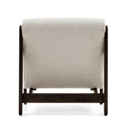 Wohnen Sessel<Loungesessel aus Boucle in Weiß - Yasmel
