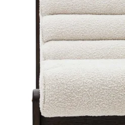 Wohnen Sessel<Loungesessel aus Boucle in Weiß - Yasmel