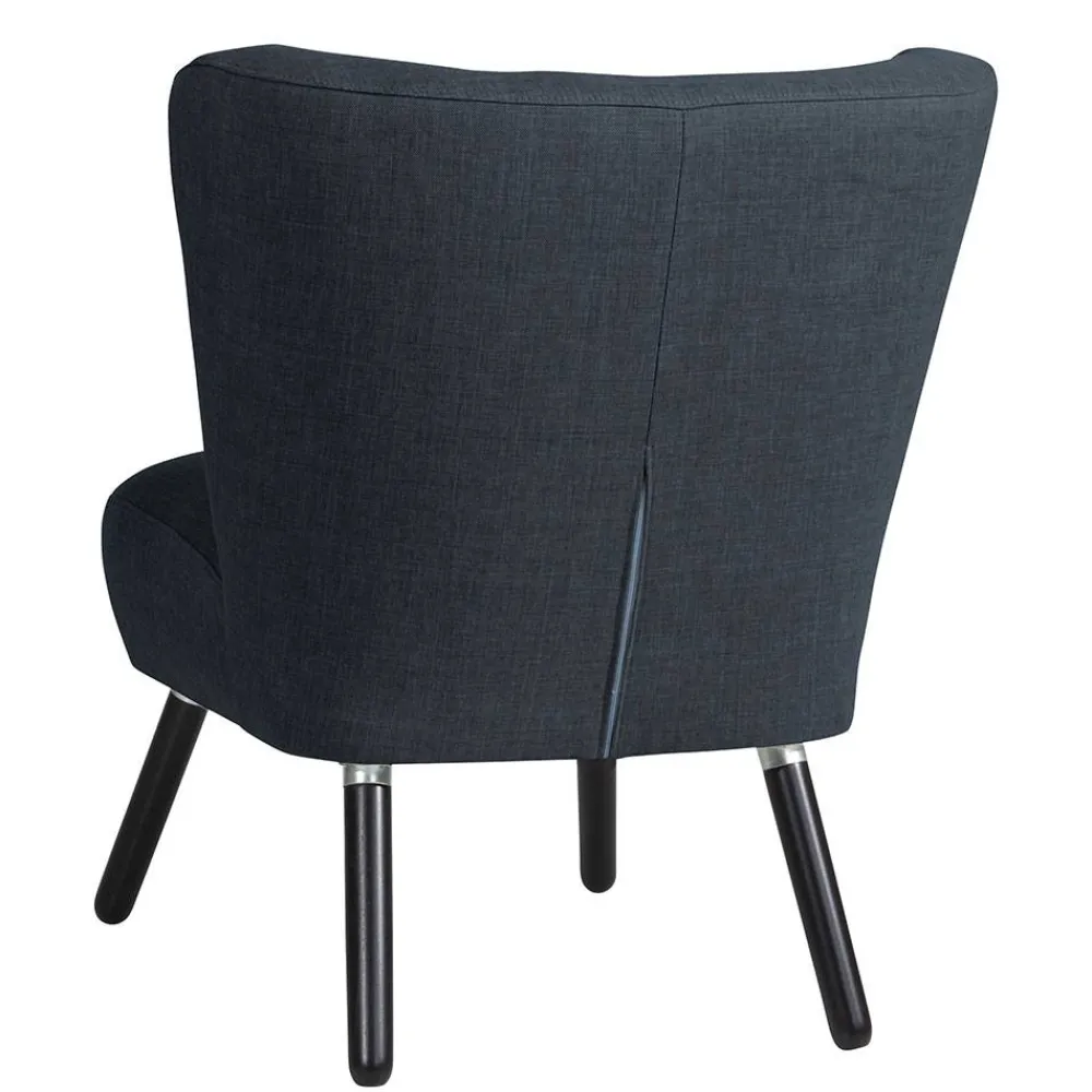 Wohnen Sessel<Loungesessel in Anthrazit und Schwarz - Hamzad