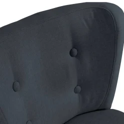 Wohnen Sessel<Loungesessel in Anthrazit und Schwarz - Hamzad
