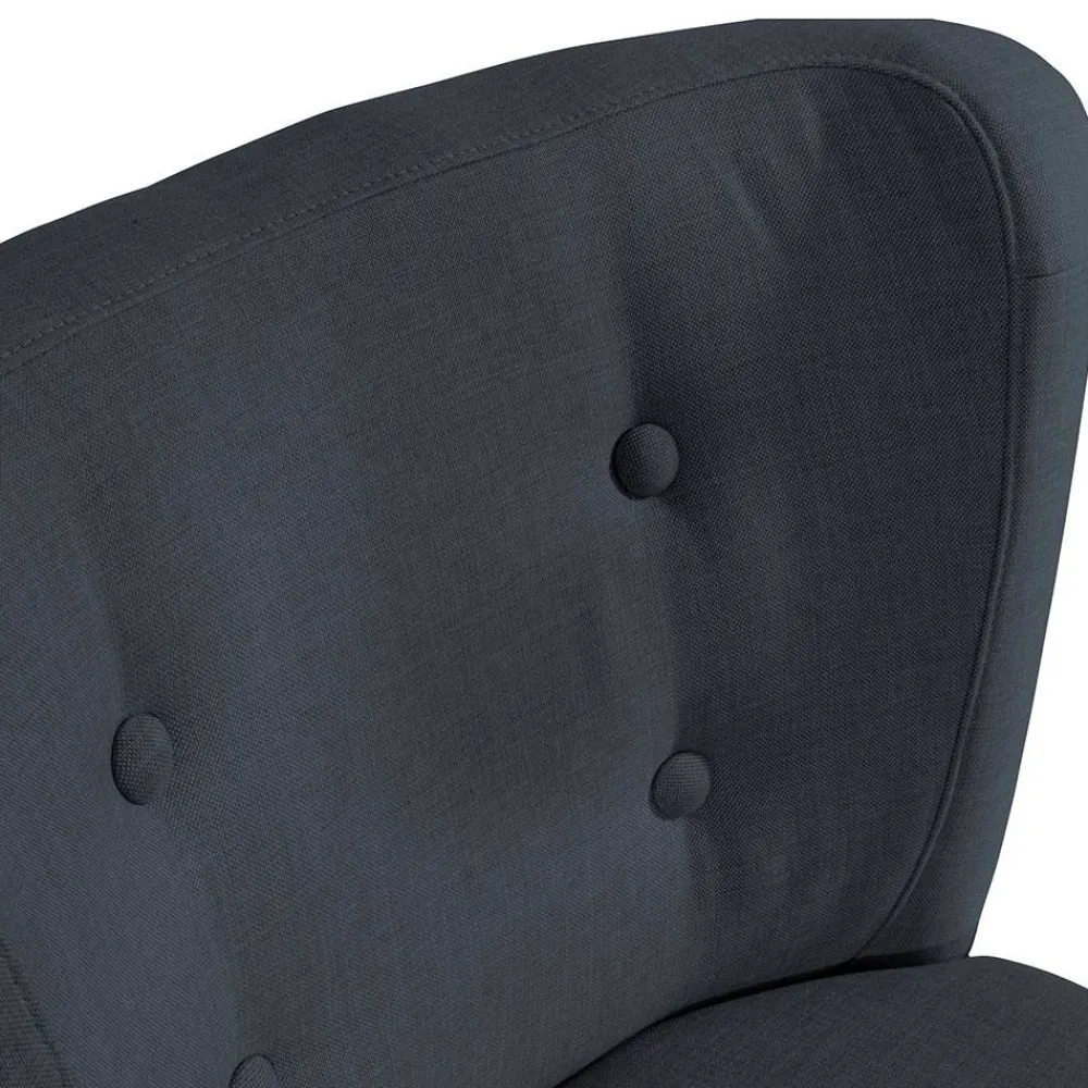 Wohnen Sessel<Loungesessel in Anthrazit und Schwarz - Hamzad
