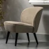 Wohnen Sessel<Loungestuhl aus Samt in Khaki - Griffina