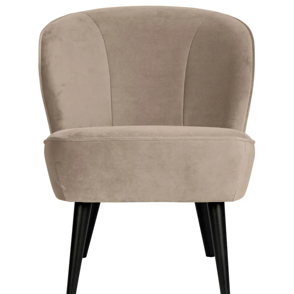 Wohnen Sessel<Loungestuhl aus Samt in Khaki - Griffina