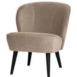Wohnen Sessel<Loungestuhl aus Samt in Khaki - Griffina