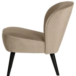 Wohnen Sessel<Loungestuhl aus Samt in Khaki - Griffina