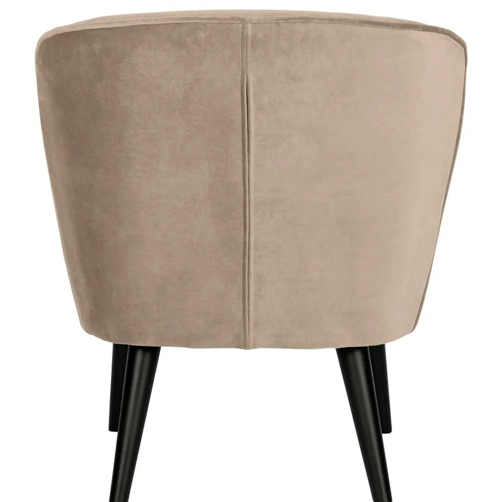 Wohnen Sessel<Loungestuhl aus Samt in Khaki - Griffina