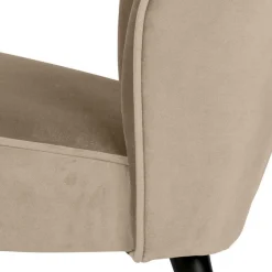 Wohnen Sessel<Loungestuhl aus Samt in Khaki - Griffina