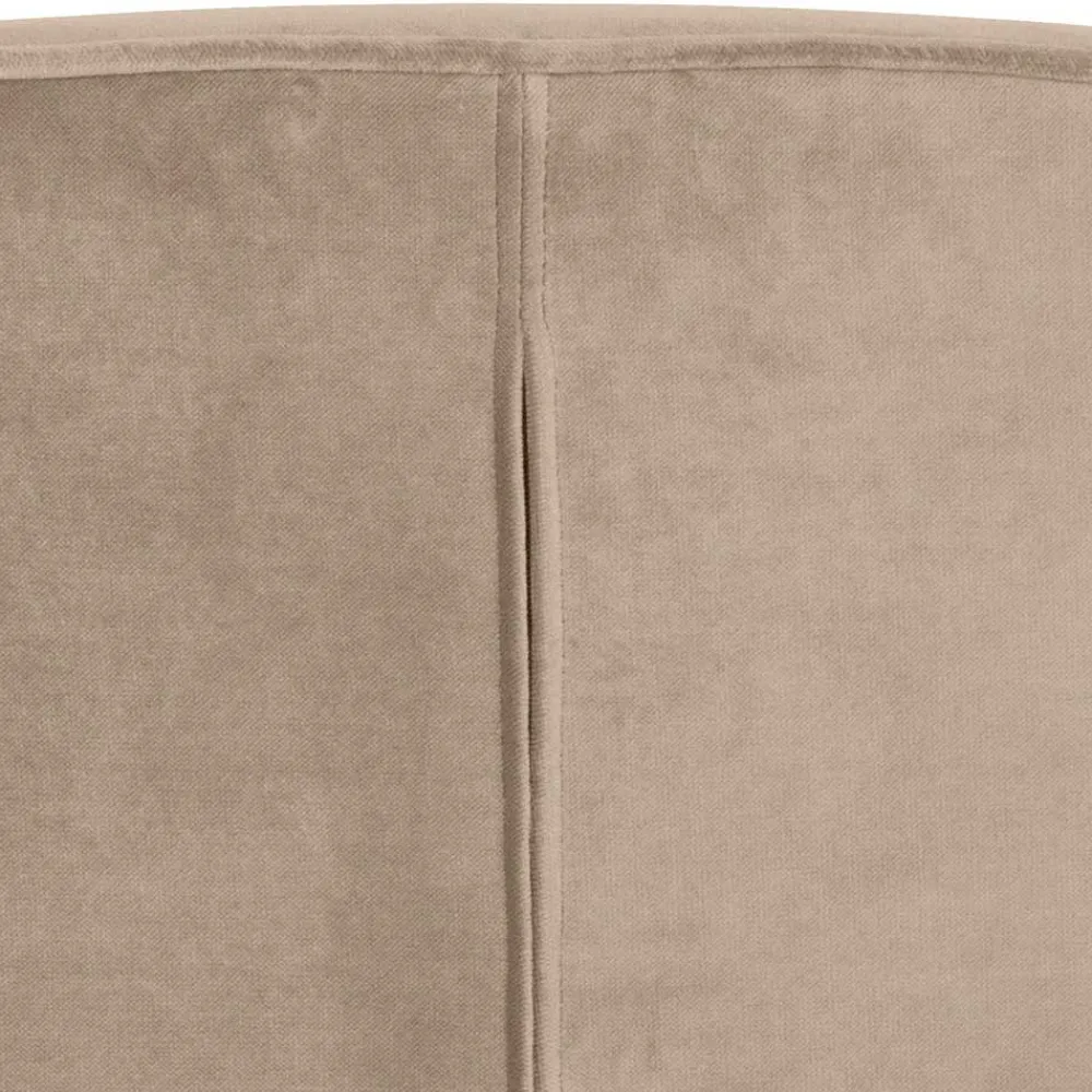 Wohnen Sessel<Loungestuhl aus Samt in Khaki - Griffina