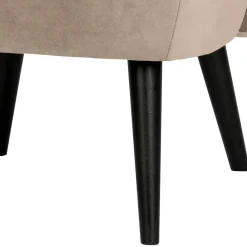 Wohnen Sessel<Loungestuhl aus Samt in Khaki - Griffina