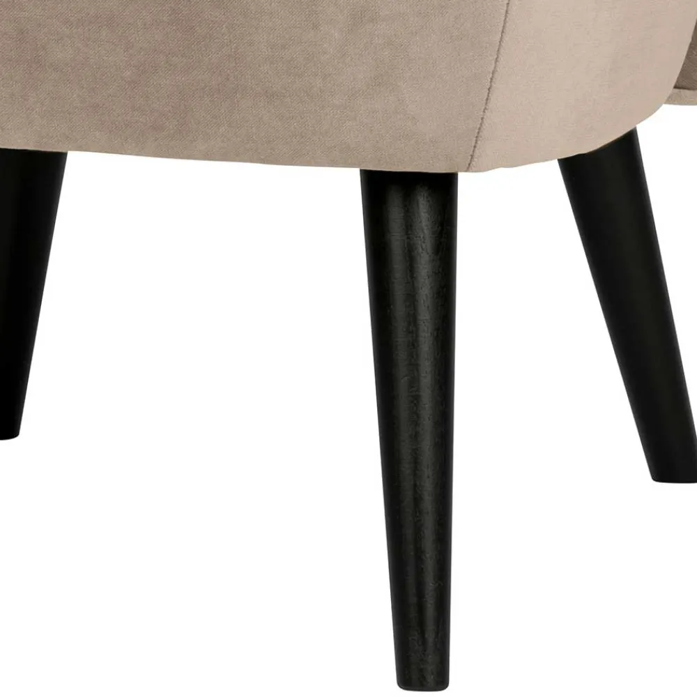 Wohnen Sessel<Loungestuhl aus Samt in Khaki - Griffina