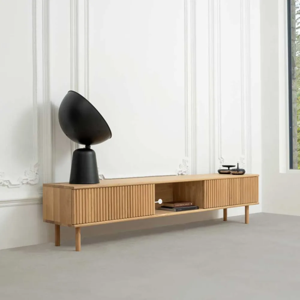 Wohnen Tv & Hifi-Möbel|Lowboards<Lowboard aus Eiche Massivholz geschliffen - Salottivo