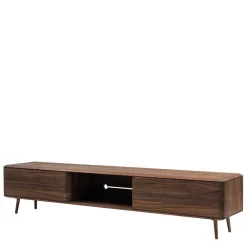 Wohnen Tv & Hifi-Möbel|Lowboards<Lowboard für Fernseher aus Nussbaum - Rivossa
