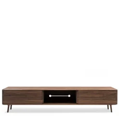 Wohnen Tv & Hifi-Möbel|Lowboards<Lowboard für Fernseher aus Nussbaum - Rivossa