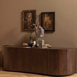 Wohnen Tv & Hifi-Möbel|Lowboards<Lowboard in Walnuss Braun - Varras