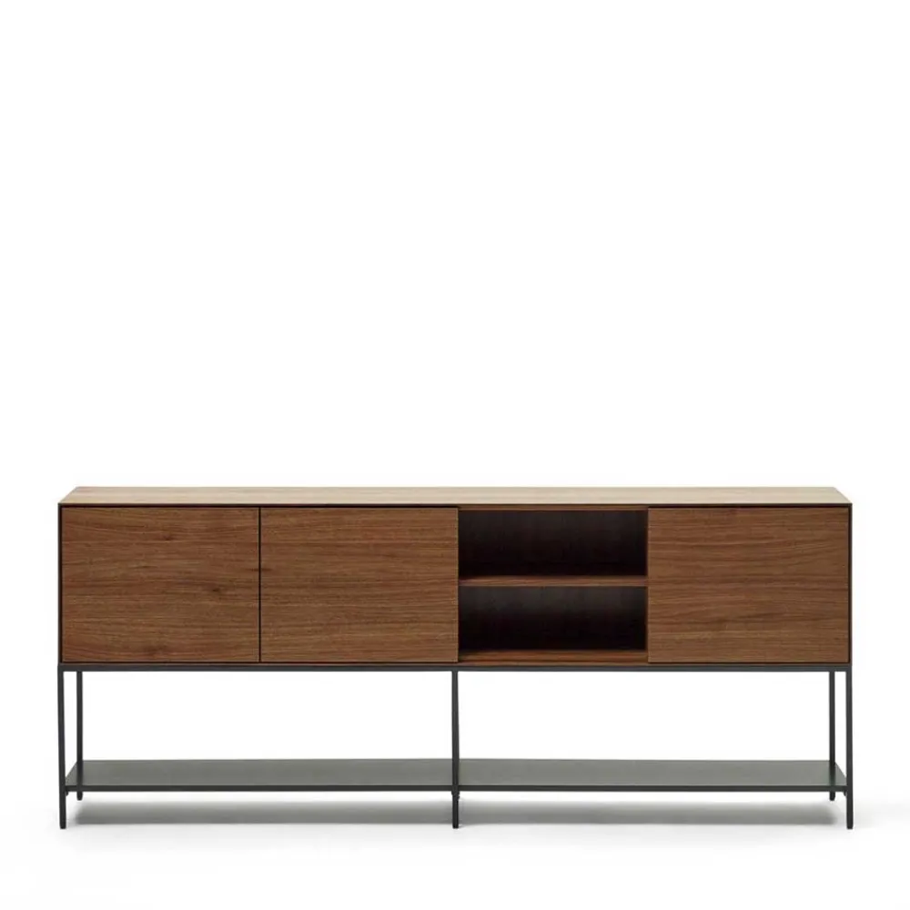 Wohnen Sideboards<Luftig gestaltetes Sideboard in Nussbaum - Milena