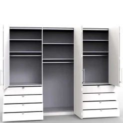 Wohnen Kleiderschränke<Luxus Kleiderschrank mit drei Gleittüren - Bosays