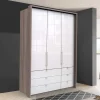 Wohnen Kleiderschränke|Schränke<1,5m Schlafzimmerschrank mit sechs Schubladen - Empresian