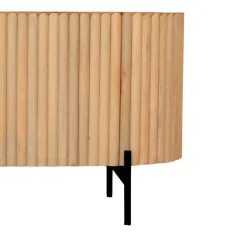 Wohnen Tv & Hifi-Möbel|Lowboards<Mangoholz Lowboard in Lamellenoptik - Dorian