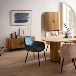 Wohnen Tv & Hifi-Möbel|Lowboards<Mangoholz Lowboard in Lamellenoptik - Dorian